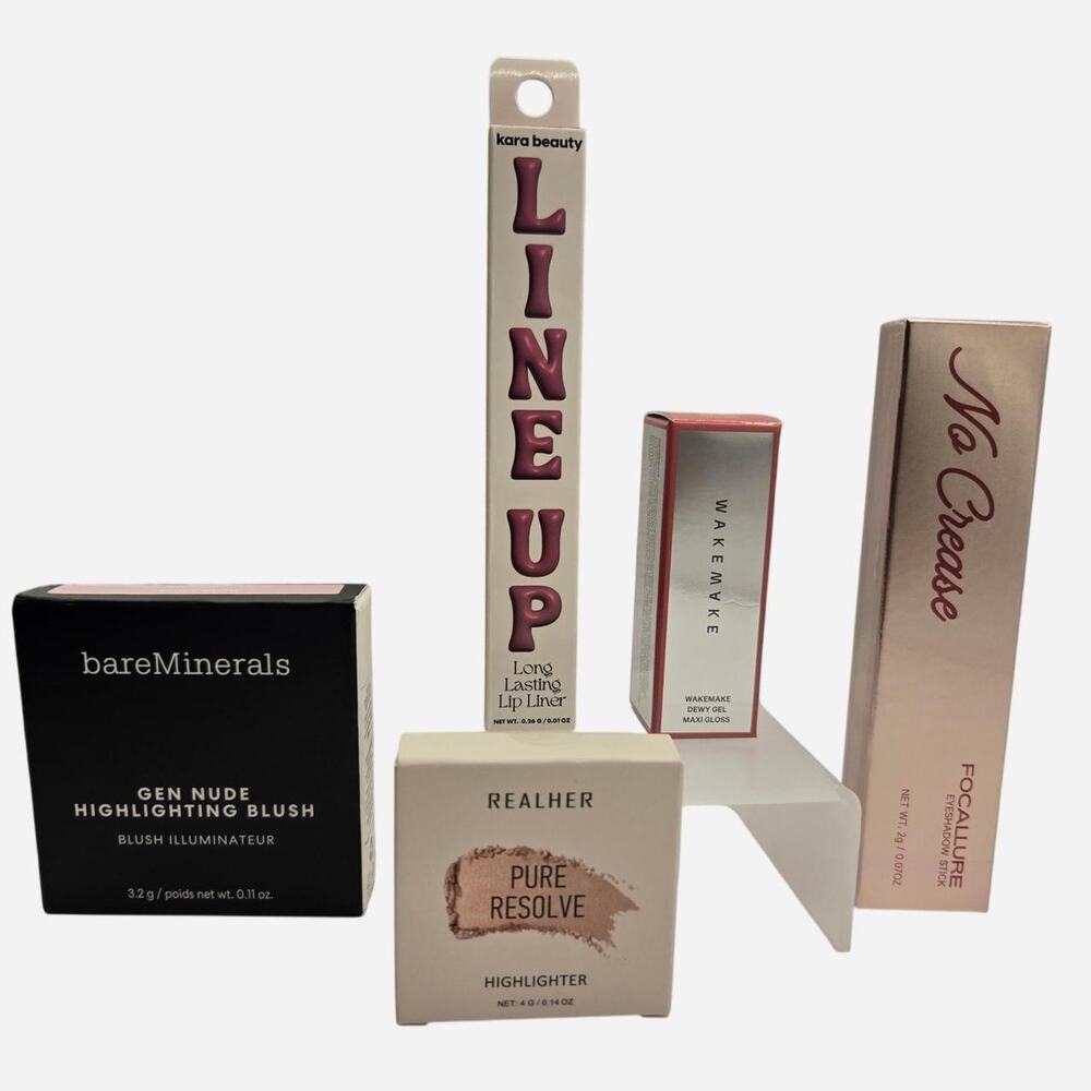 Champagne Glow Bundle - bareMinerals, Kara Beauty, Realher, Focallure